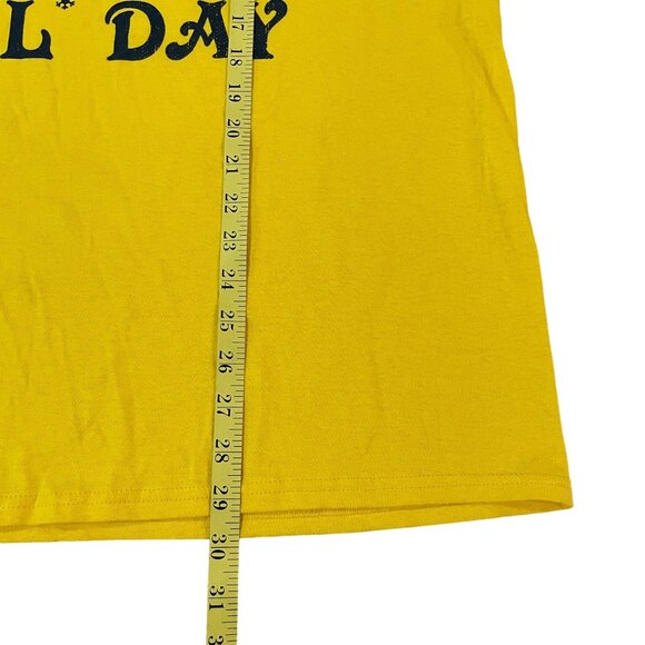 University of Michigan Champion Men's Long Sleeve Graphic T-Shirt Yellow Size L - Picture 4 of 5